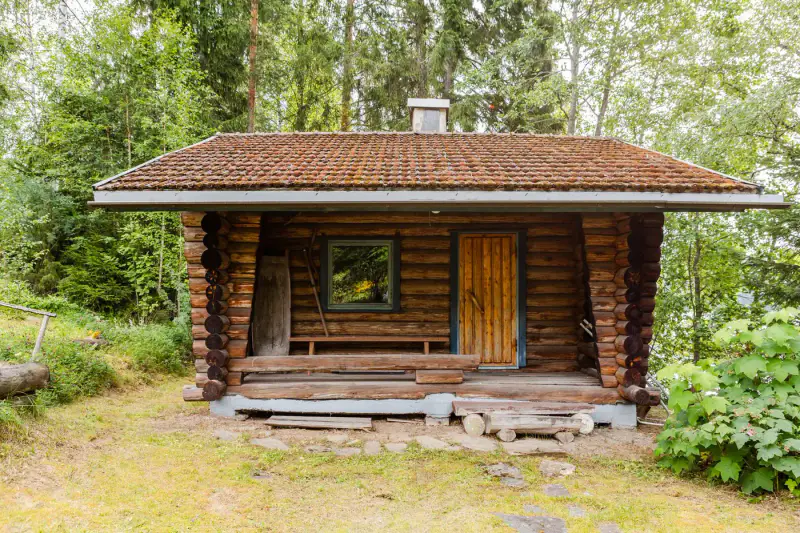 Mökki rondins ~25 m² (1959) + rantasauna + grillikota, 1 990 m², Onkijärvi — Suinula / Kangasala — 16