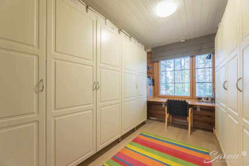 Maison hirsi ~153 m² (1997) + sauna, 4 600 m² (~50 m rive), Saimaa/Haukivesi — Kangaslampi — 15