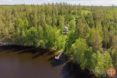 Mökki Kastelli ~34 m² (2006) + sauna, 3,08 ha (~200 m rive), Puula — Nousiala / Kangasniemi — 1