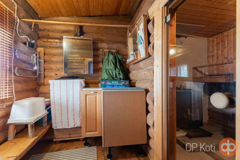 Mökki rondins ~59 m² (1975) + sauna, 2 900 m², Kyyvesi — Luusniemi / Kangasniemi — 13