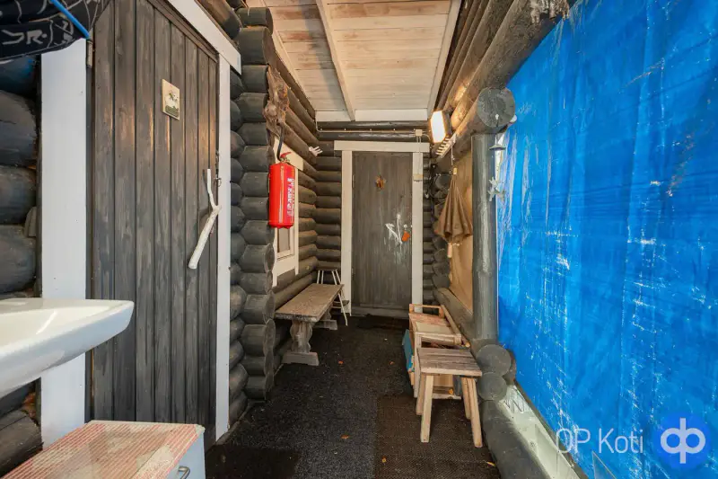 Mökki rondins ~59 m² (1975) + sauna, 2 900 m², Kyyvesi — Luusniemi / Kangasniemi — 16