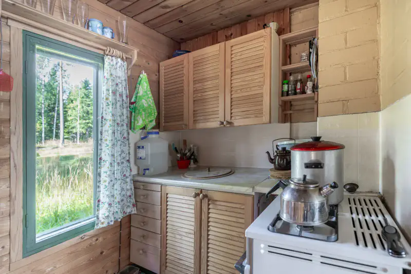Mökki 1974 (~56 m²) + sauna, 2,46 ha rive Kutemajärvi — Kangasniemi — 6