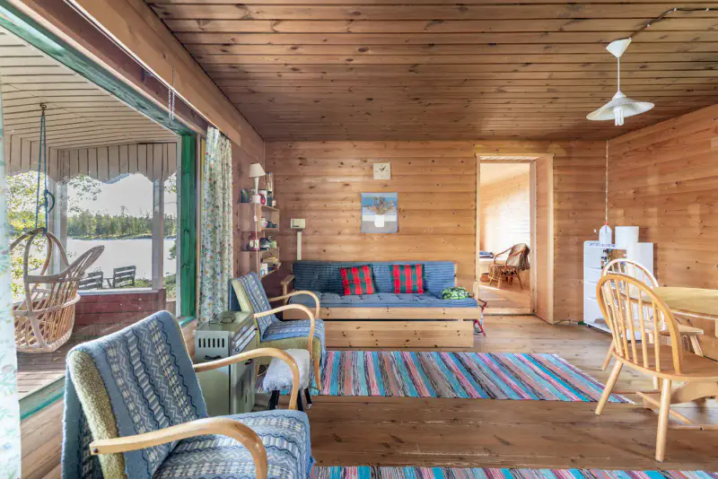 Mökki 1974 (~56 m²) + sauna, 2,46 ha rive Kutemajärvi — Kangasniemi — 3