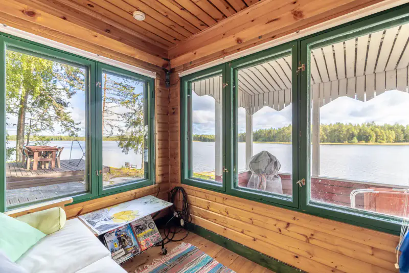 Mökki 1974 (~56 m²) + sauna, 2,46 ha rive Kutemajärvi — Kangasniemi — 13