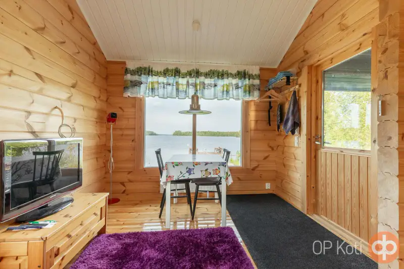 Maison 2014 ~91 m² + sauna, rive Puula (~140 m), 5 090 m² — Istruala / Kangasniemi — 17