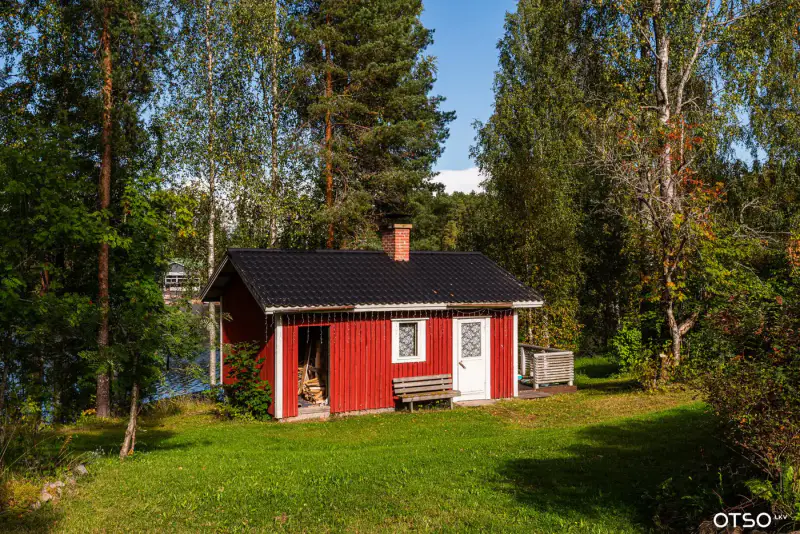Maison 137,5 m² (1982) 4 chambres + sauna, rive Venesjärvi, 5 650 m² — Kankaanpää — 7
