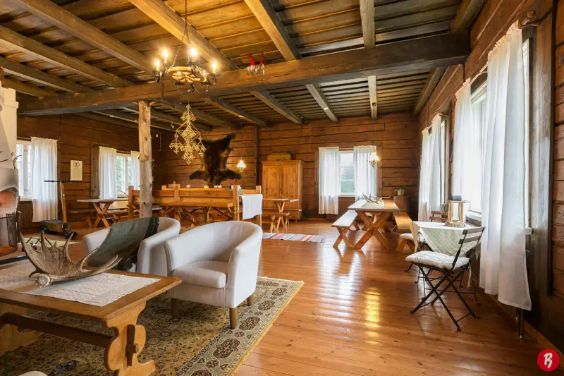 Grand chalet en rondins ~400 m² (base 1886, rénové ~2000), rantasauna Lakojärvi, 2,2 ha — Kannonkoski — 6