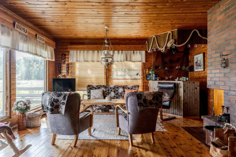 Mökki hivernal 86 m² (1973) mer + sauna 1969, 4 540 m² — Sundvik / Västanfjärd — 15