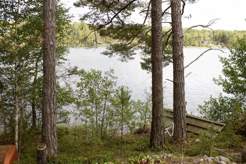 Piilopirtti ~36 m² + rantasauna 1985, 3 440 m² (~50 m rive), mer — Kaxsjäla / Kemiönsaari — 17