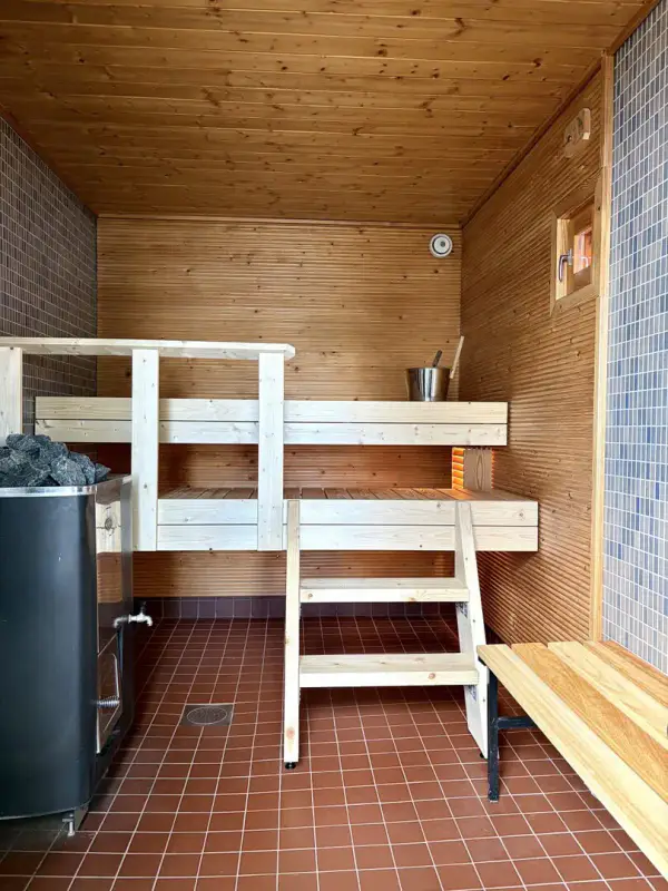 Mökki ~21 m² (2008) + aitta, grande terrasse, rive Pihlajavesi, 3 950 m² — Pihlajavesi — 12
