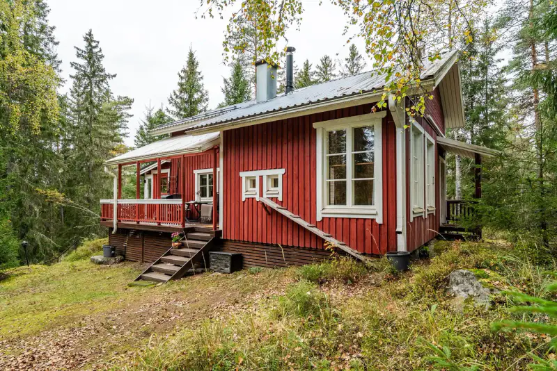 Mökki ~59 m² (1940, agrandi 2012) + sauna rive, 4 910 m², Lammi järvi — Kylmälä / Kirkkonummi — 6