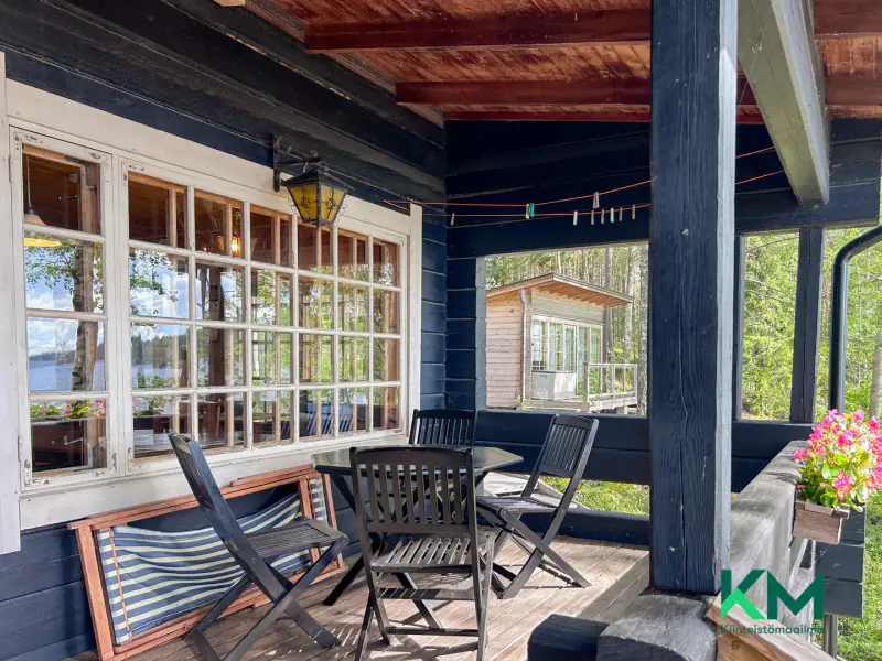 Chalet en rondins 1973, 54 m², rive privée Pyhäjärvi ~243 m, 17 613 m² — Huutniemi, Kitee — 7