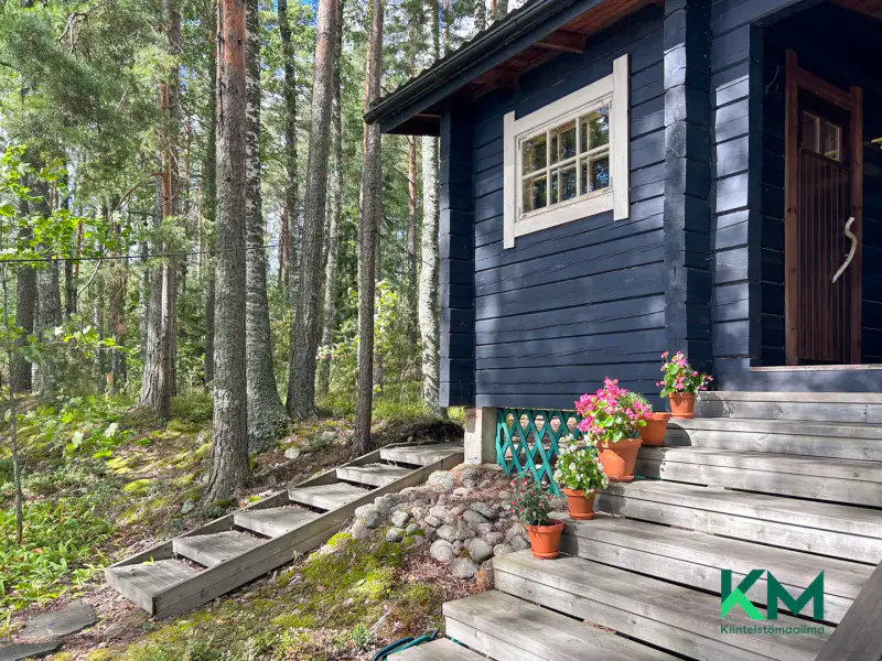 Chalet en rondins 1973, 54 m², rive privée Pyhäjärvi ~243 m, 17 613 m² — Huutniemi, Kitee — 6
