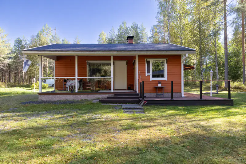 Mökki ~51 m² (1996) + sauna, rive Veitjoki, 1,435 ha — Veitjoki / Kivijärvi — 4
