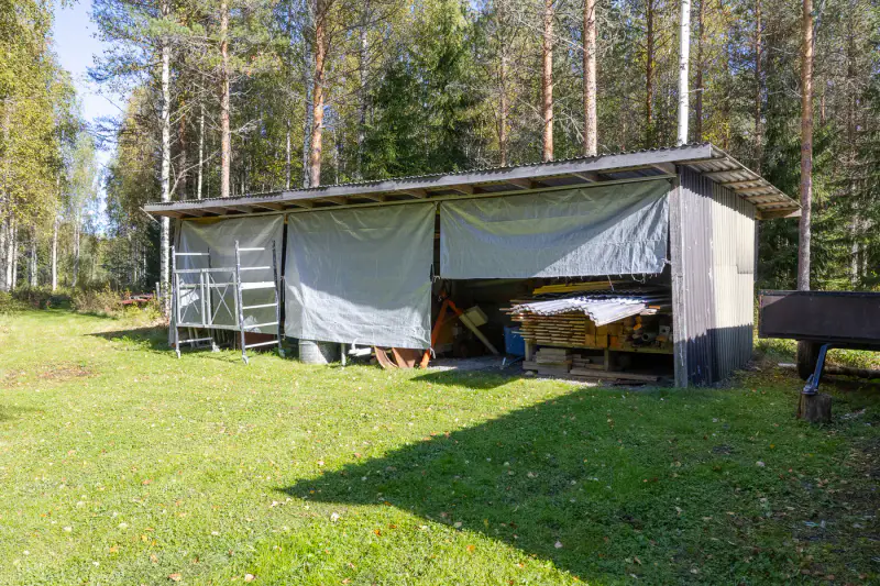 Mökki ~51 m² (1996) + sauna, rive Veitjoki, 1,435 ha — Veitjoki / Kivijärvi — 15