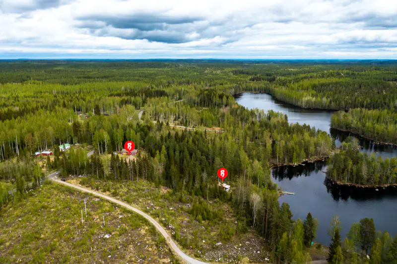 Ancienne école ~260 m² (1935) + rantasauna, 2,06 ha, Kivijärvi — Keihärinkoski — 13