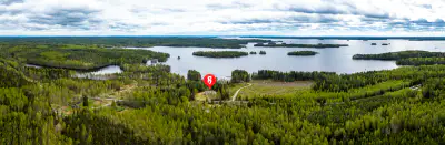 Ancienne école ~260 m² (1935) + rantasauna, 2,06 ha, Kivijärvi — Keihärinkoski — 1