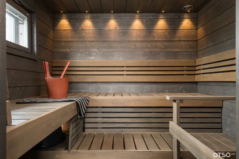 Maison de plain-pied ~122,5 m² (2019, classe A) + sauna de rive et tupa, 12 717 m² et rive privée sur le Kokemäenjoki — Peipohja / Kokemäki — 15