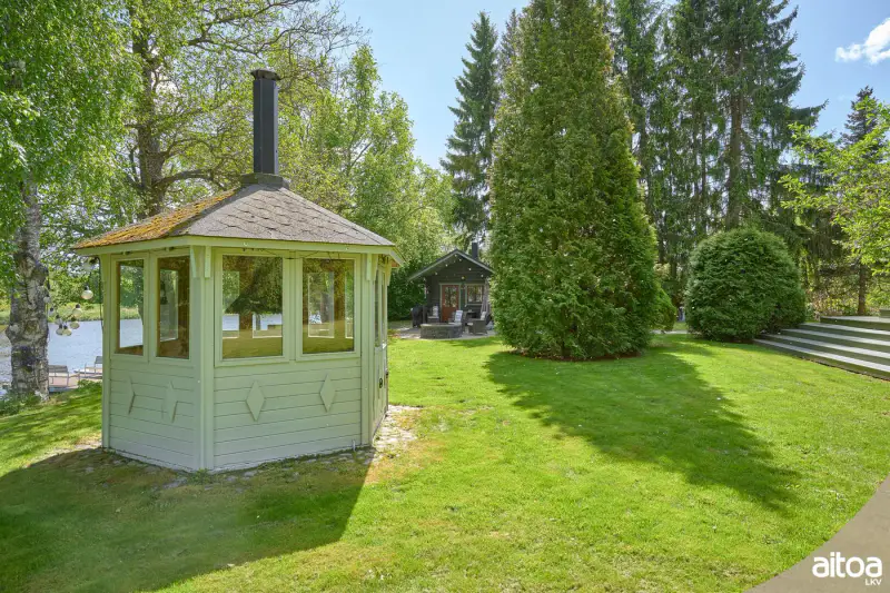 Maison ~126 m² (1949) + rantasauna 2024 + jacuzzi, 4 450 m² (~50 m rive), Kymijoki — Sutela / Kotka — 11
