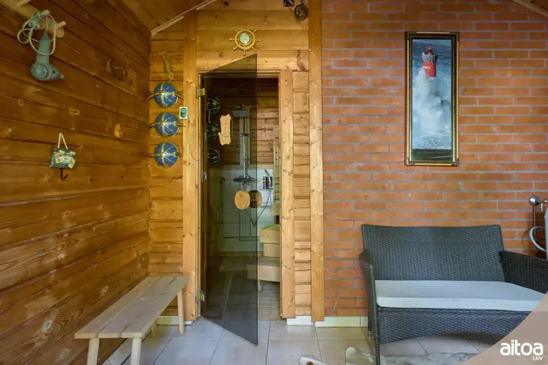 Maison ~126 m² (1949) + rantasauna 2024 + jacuzzi, 4 450 m² (~50 m rive), Kymijoki — Sutela / Kotka — 7