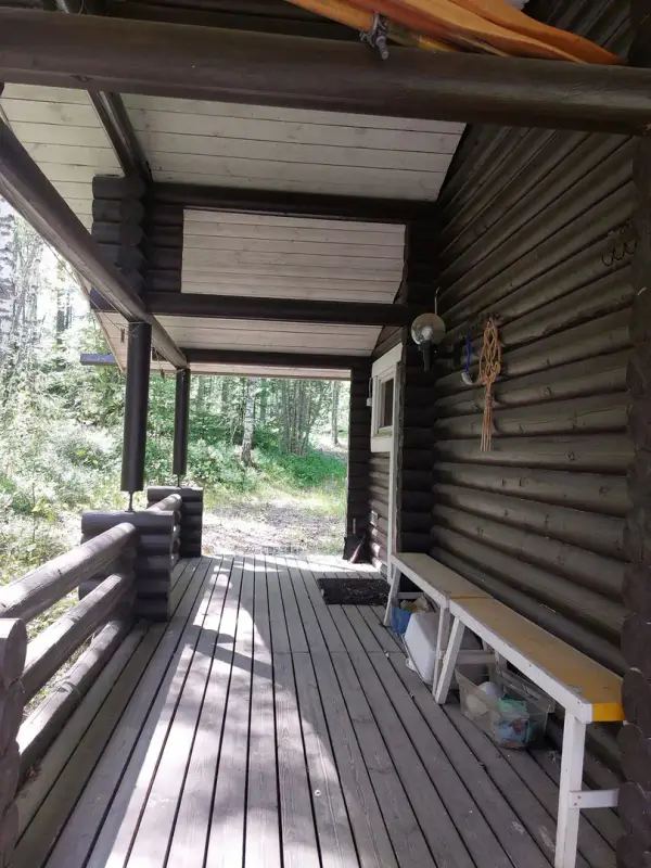 Mökki électrifié ~38 m² (1991) + sauna, 5 830 m² (~50 m rive), Hosusjärvi — Voikoski / Kouvola — 13