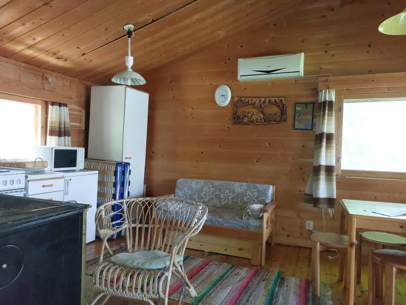 Mökki électrifié ~38 m² (1991) + sauna, 5 830 m² (~50 m rive), Hosusjärvi — Voikoski / Kouvola — 9