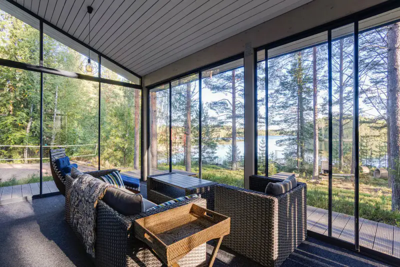 Villa 2020 ~66 m² + sauna, rive privée Tihvetjärvi, 2 530 m² — Vuohijärvi / Kouvola — 15