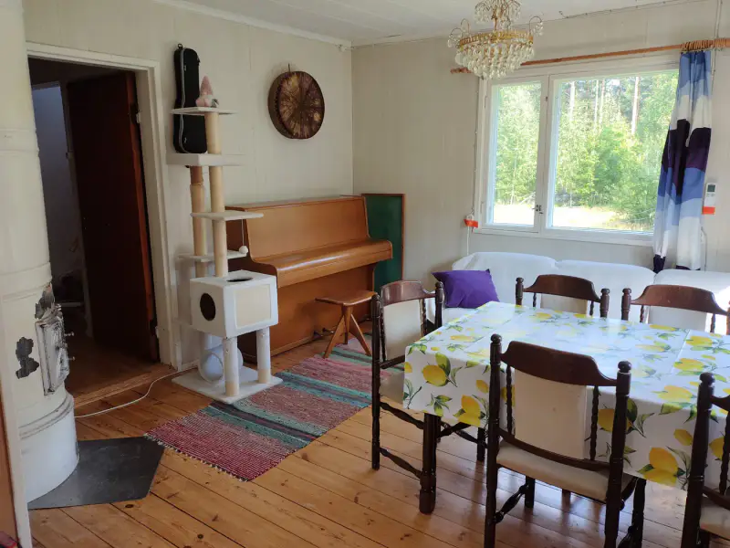Maison 1939 ~140 m² + hall acier, ~7,5 ha rive lac — Paljakka / Kouvola — 10
