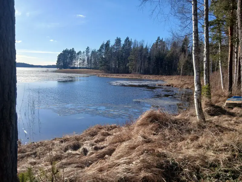 Terrain de loisir 18 620 m², ~130 m de rive sur le Suolajärvi, 150 m² constructibles (RA) — Selänpää / Kouvola — 14