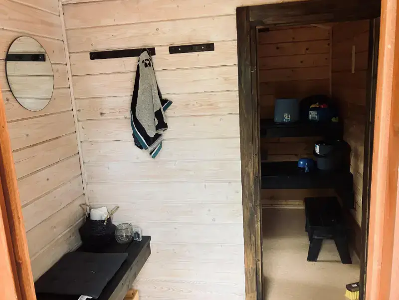 Propriété forestière de 9 ha avec 400 m de rive privée sur l’Ullavanjoki, île privée, chalet en rondins et sauna — Köyris, Kruunupyy — 18