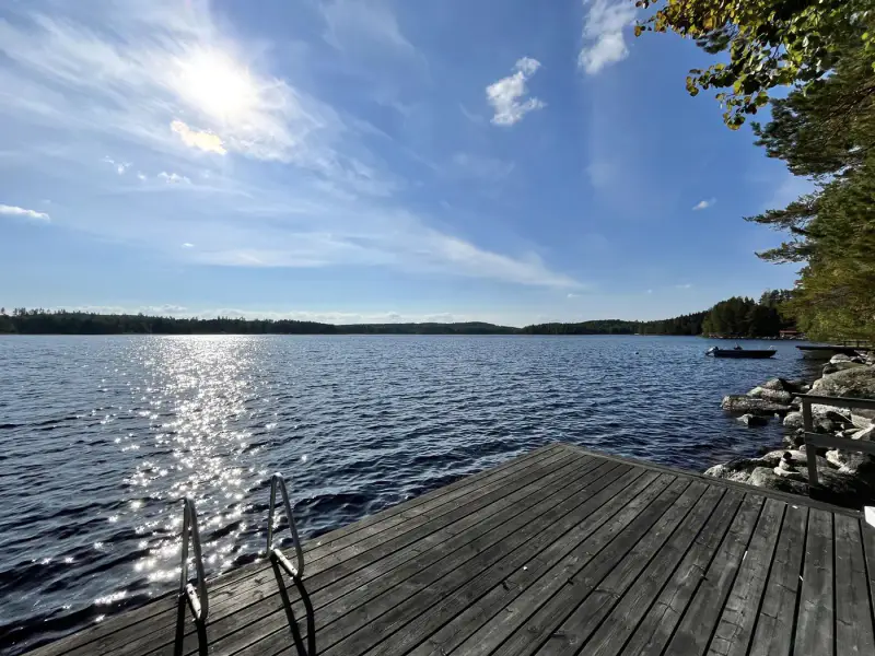 Hirsimökki ~78 m² (2007) + rantasauna, 5 510 m² et rive sud Päijänne — Pihlajakoski / Kuhmoinen — 3