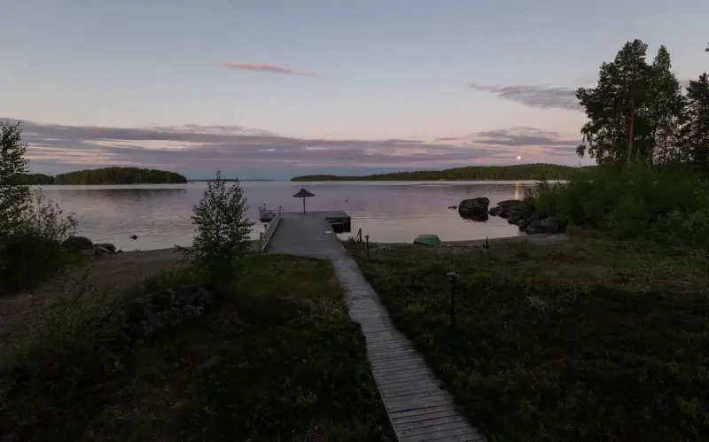 Villa en rondins lamellés (100 m², 5 chambres) + sauna de rive, 4 340 m² sur le Päijänne — Pihlajakoski, Kuhmoinen — 14