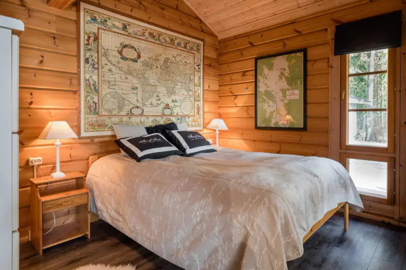 Villa en rondins lamellés (100 m², 5 chambres) + sauna de rive, 4 340 m² sur le Päijänne — Pihlajakoski, Kuhmoinen — 9