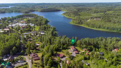 Maison ~150 m² (1957) + sauna, 6 000 m² (~40 m rive), Päijänne — Kuhmoinen — 1