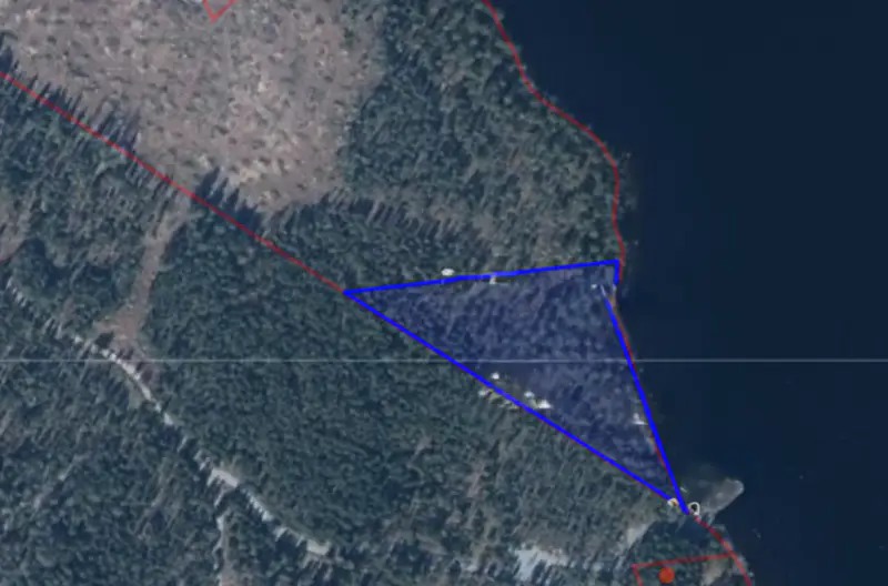 Terrain loisirs ~1,2 ha, ~170 m rive Päijänne (Judinsalonselkä) — Pyhänpää / Kuhmoinen — 18