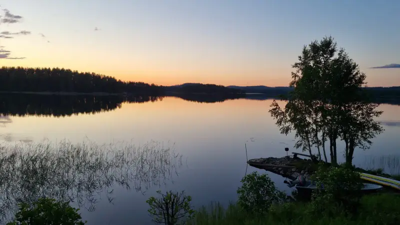 Mökki 1984 + sauna intégré et aitta, 2 370 m² rive privée Suvasvesi — Vehmersalmi / Kuopio — 13