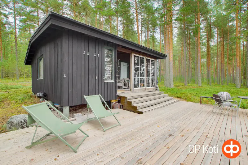 Deux parcelles île Hietasalo, mökki ~42 m², rive sable Suvasvesi — Kuopio — 4