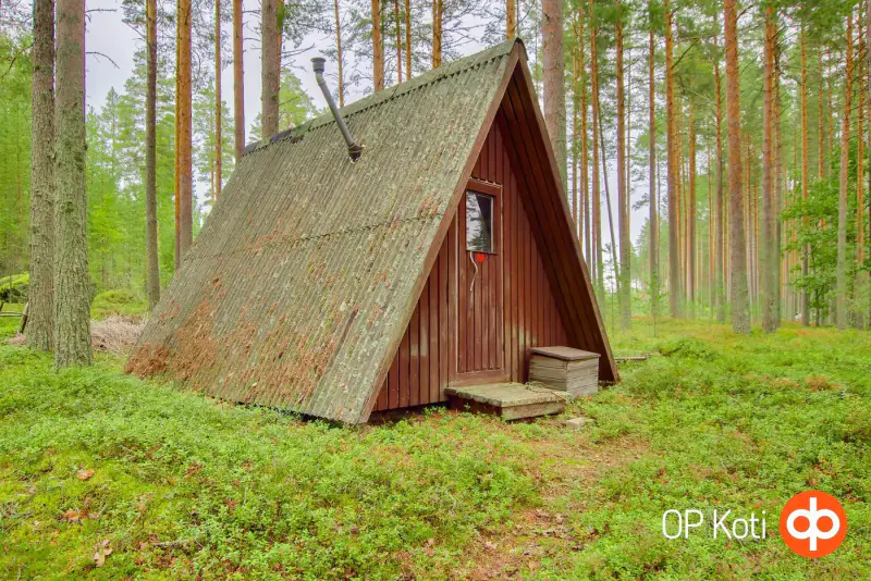 Deux parcelles île Hietasalo, mökki ~42 m², rive sable Suvasvesi — Kuopio — 17