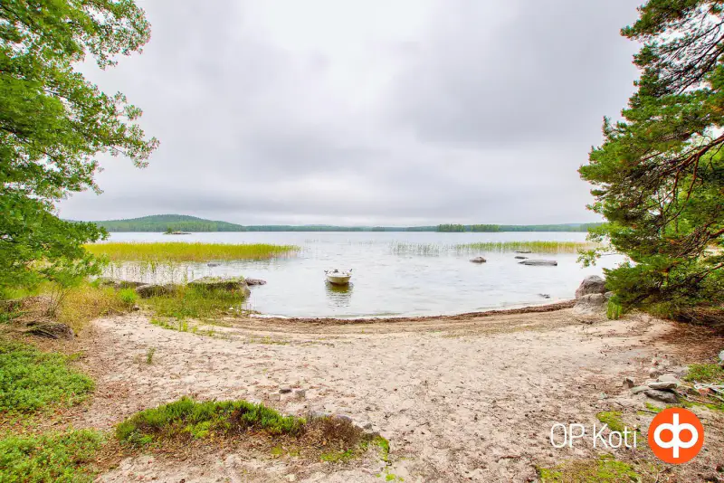 Deux parcelles île Hietasalo, mökki ~42 m², rive sable Suvasvesi — Kuopio — 15
