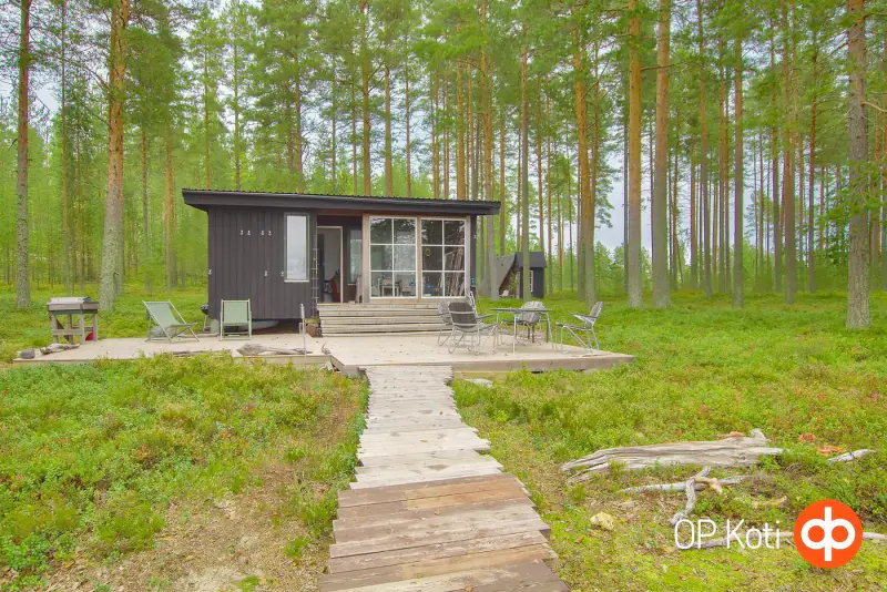 Deux parcelles île Hietasalo, mökki ~42 m², rive sable Suvasvesi — Kuopio — 12