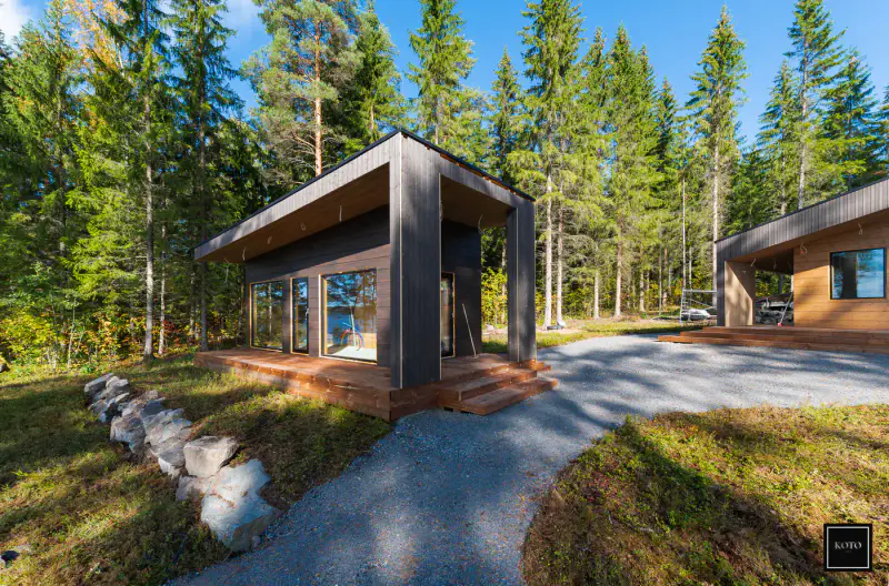 Villa hirsi design neuve ~88 m² (2026) + sauna, 2 500 m² (~38 m rive), Kallavesi — Vaajasalo / Kuopio — 7