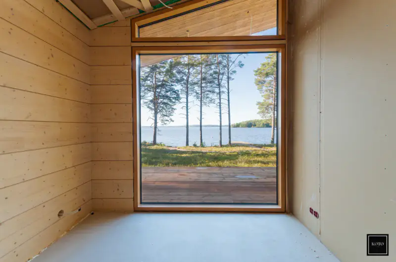 Villa hirsi design neuve ~88 m² (2026) + sauna, 2 500 m² (~38 m rive), Kallavesi — Vaajasalo / Kuopio — 13