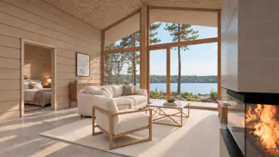 Villa hirsi design neuve ~88 m² (2026) + sauna, 2 500 m² (~38 m rive), Kallavesi — Vaajasalo / Kuopio — 1