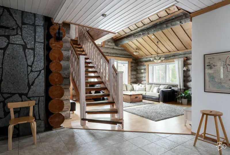 Maison kelohirsi ~213 m² (2008) + sauna, ~4,86 ha, Kallavesi — Kaislastenlahti / Kuopio — 8