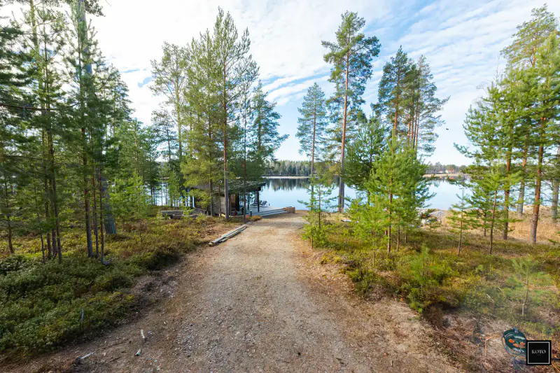 Terrain constructible ~9 440 m² + rantasauna 22 m² (2025), Kallavesi — Ritoniemi / Kuopio — 9