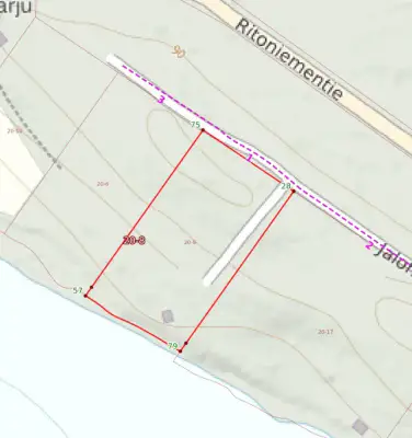 Terrain constructible ~9 440 m² + rantasauna 22 m² (2025), Kallavesi — Ritoniemi / Kuopio — 1