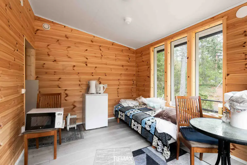 Ensemble neuf sauna-chalet, maison d’amis et sauna de rive, rive privée sur le Tiuttalinjärvi — Kustavi — 13