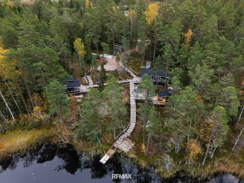 Ensemble neuf sauna-chalet, maison d’amis et sauna de rive, rive privée sur le Tiuttalinjärvi — Kustavi — 3