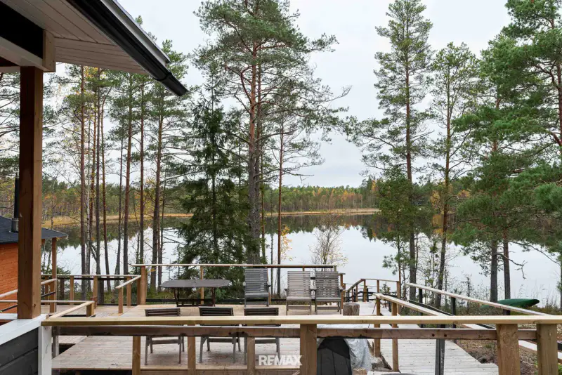 Ensemble neuf sauna-chalet, maison d’amis et sauna de rive, rive privée sur le Tiuttalinjärvi — Kustavi — 7
