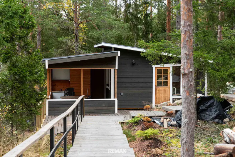 Ensemble neuf sauna-chalet, maison d’amis et sauna de rive, rive privée sur le Tiuttalinjärvi — Kustavi — 10